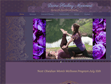 Tablet Screenshot of divinehealingmovement.com